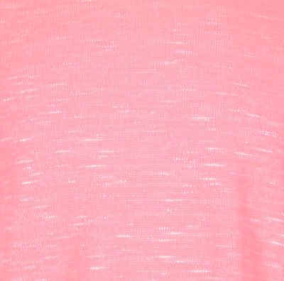 Girls fluro pink cold shoulder top